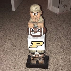 purdue tiki totem pole decoration